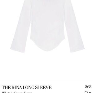 Rina Women's Long Sleeve Tee - Classic White